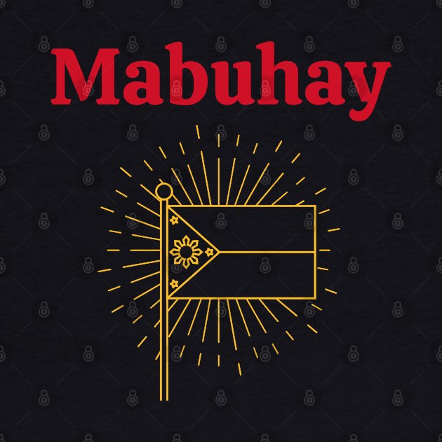 mabuhay pinoy Philippine Flag by CatheBelan